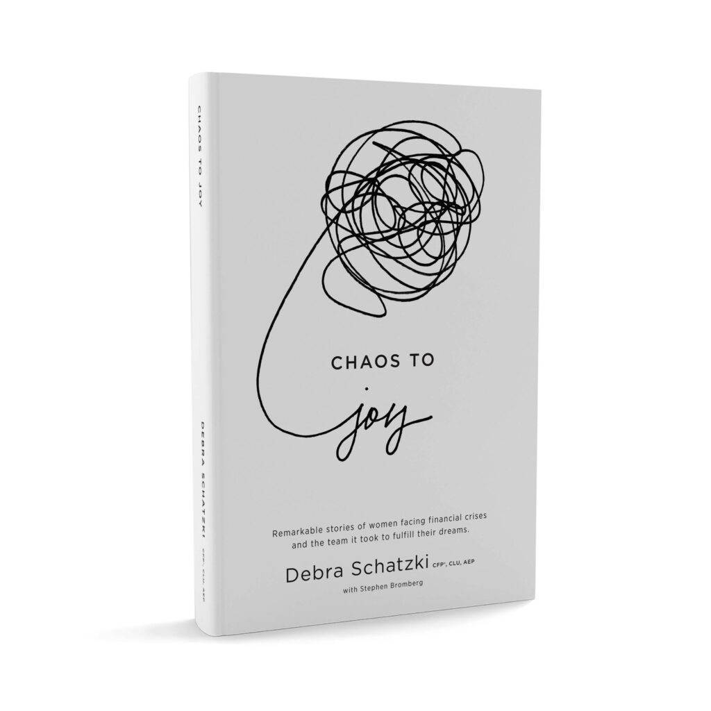 photo of Chaos to Joy book by Debra Schatzki 